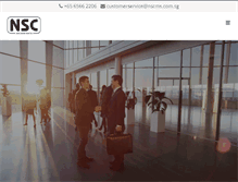 Tablet Screenshot of nscms.com.sg